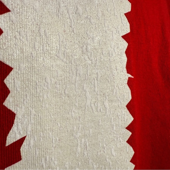 Vintage Santa Claus Christmas Holiday T-shirt Men’s Size Large Red Retro Novelty - Picture 5 of 10